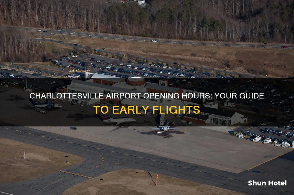 what time does charlottesville airport open