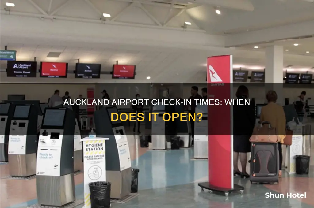 what time does check in open at auckland airport
