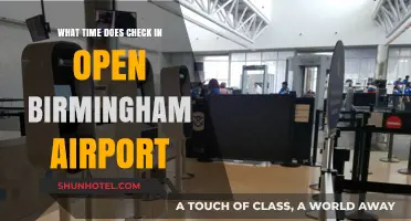 Birmingham Airport Check-In Times: When Does It Open?