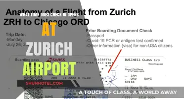 Zurich Airport Check-In Opening Times: Your Ultimate Travel Guide