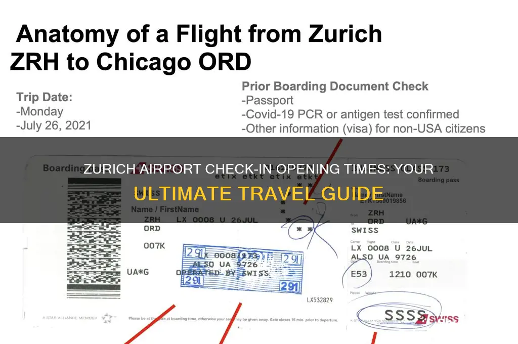 what time does check in opens at zurich airport