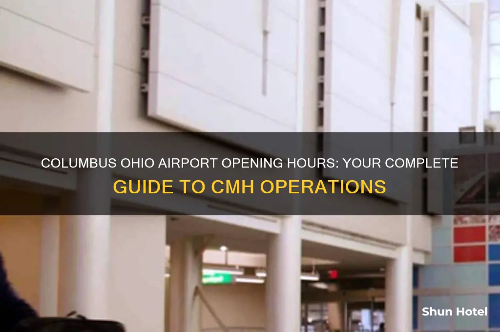 what time does columbus ohio airport open