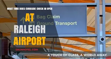 Curbside Check-In Hours at Raleigh Airport: When Does It Open?