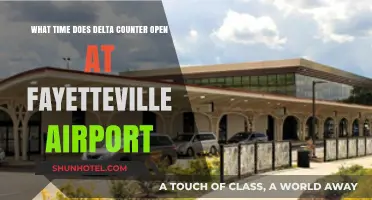 Delta Counter Opening Hours at Fayetteville Airport: Your Essential Guide