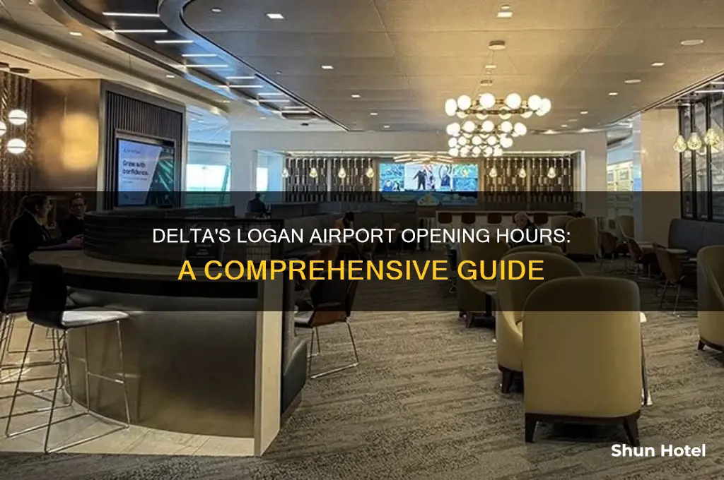 what time does delta open at logan airport
