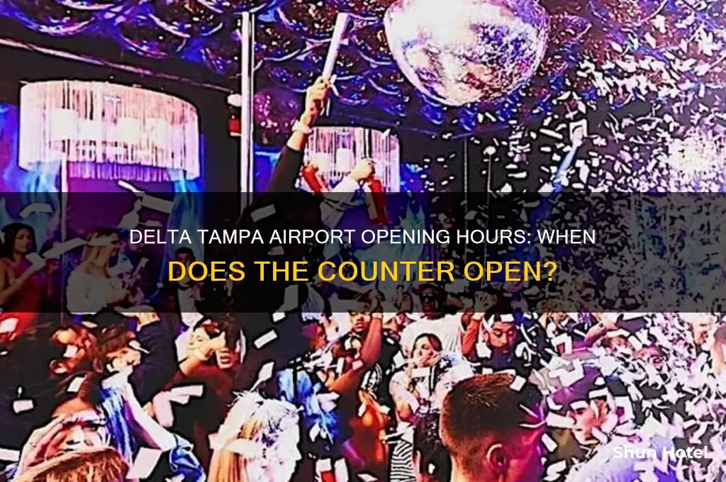 what time does delta open in tampa airport