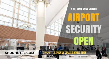Denver Airport Security Opening Hours: What Time to Arrive