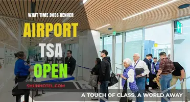 Denver Airport TSA Hours: When Does Security Screening Begin?