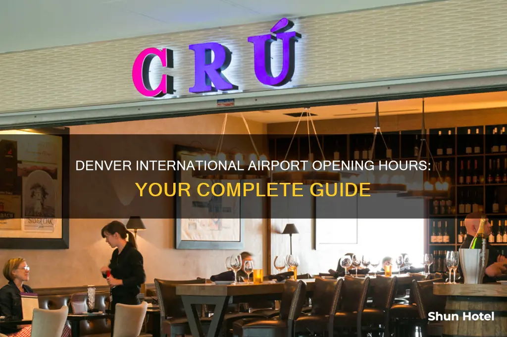 what time does denver international airport open
