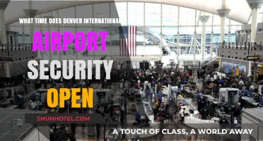 Denver International Airport Security Opening Hours: What You Need to Know