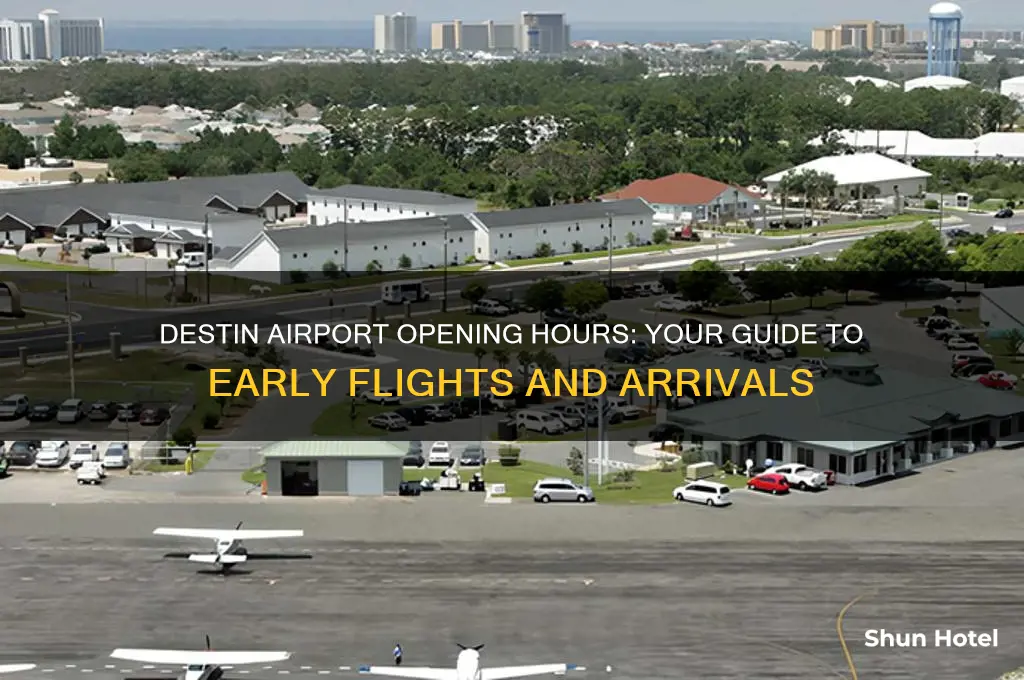 what time does destin airport open