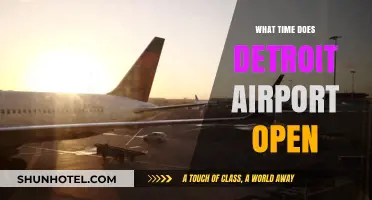 Detroit Airport Opening Hours: When Does DTW Start Operations?