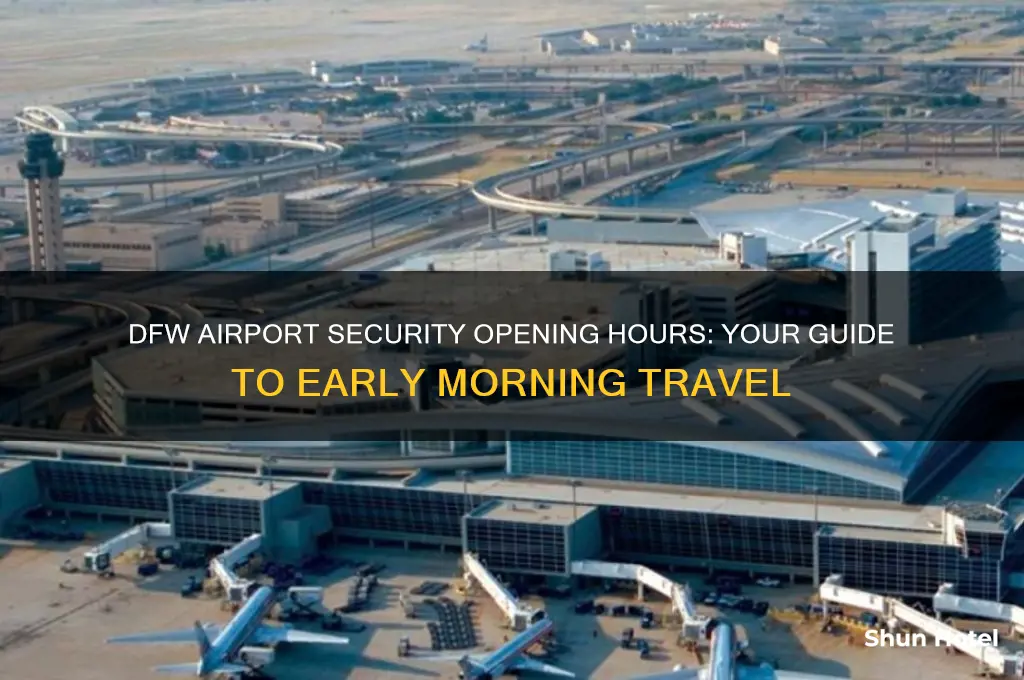 what time does dfw airport security open