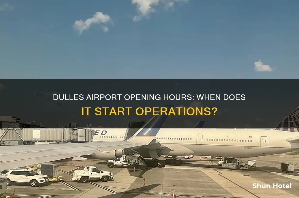 what time does dulles airport open