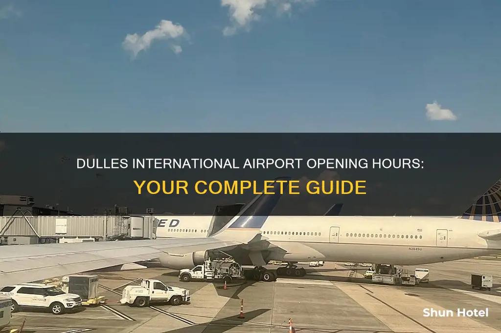 what time does dulles international airport open