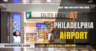Philadelphia Airport Duty Free Opening Hours: Your Shopping Guide
