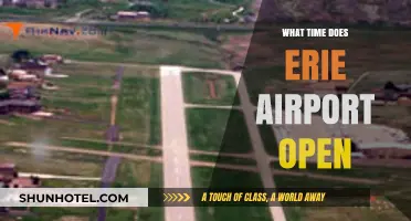 Erie Airport Opening Hours: When Does It Start Operations?