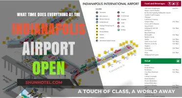 Indianapolis Airport Hours: When Do Shops, Restaurants, and Services Open?