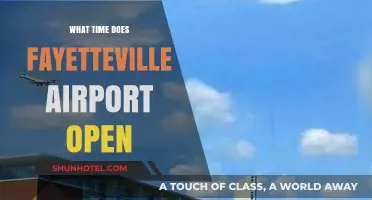 Fayetteville Airport Opening Hours: When Does It Start Operations?