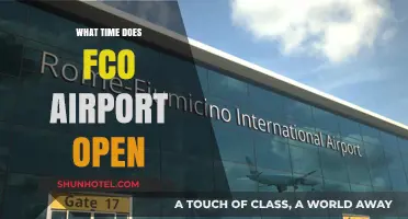 FCO Airport Opening Hours: Your Guide to Rome's Airport Schedule