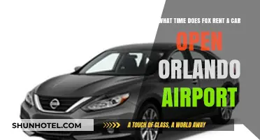 Fox Rent-A-Car Orlando Airport Opening Hours: Your Quick Guide