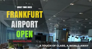 Frankfurt Airport Opening Hours: When Does It Start Operations?