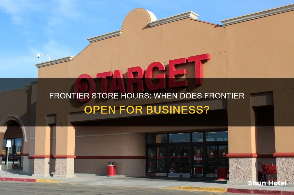 what time does frontier open