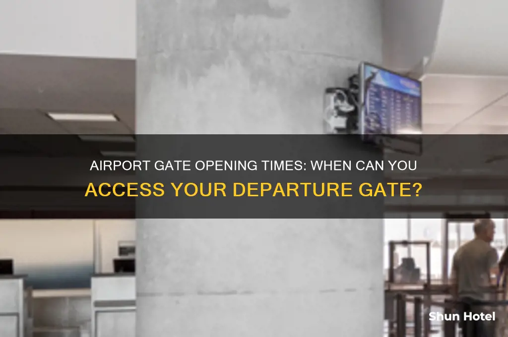 what time does gate open at airport