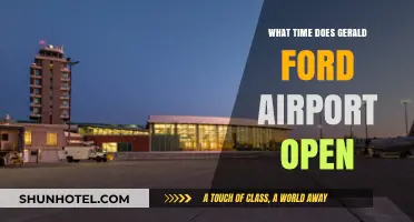 Gerald Ford Airport Opening Hours: When Does It Start Operations?