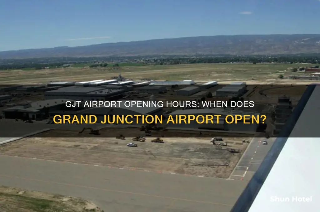 what time does gjt airport open