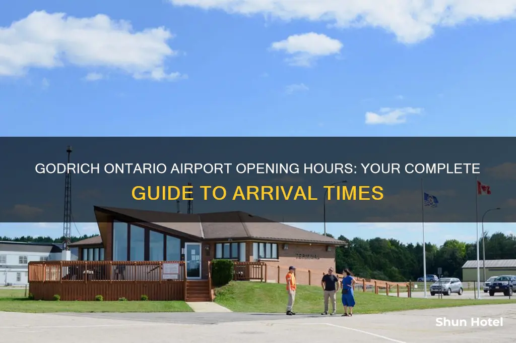 what time does godrich ontario airport open
