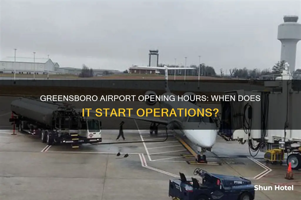 what time does greensboro airport open