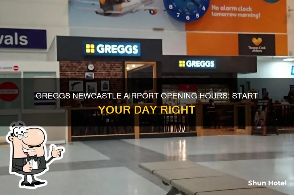 what time does greggs open at newcastle airport