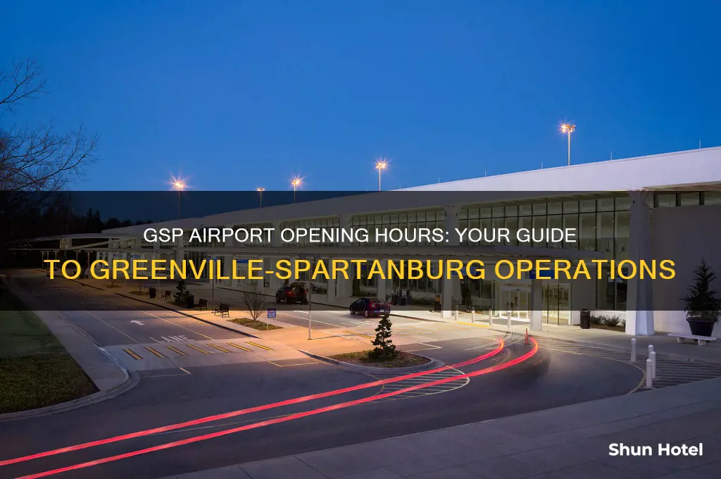 what time does gsp airport open