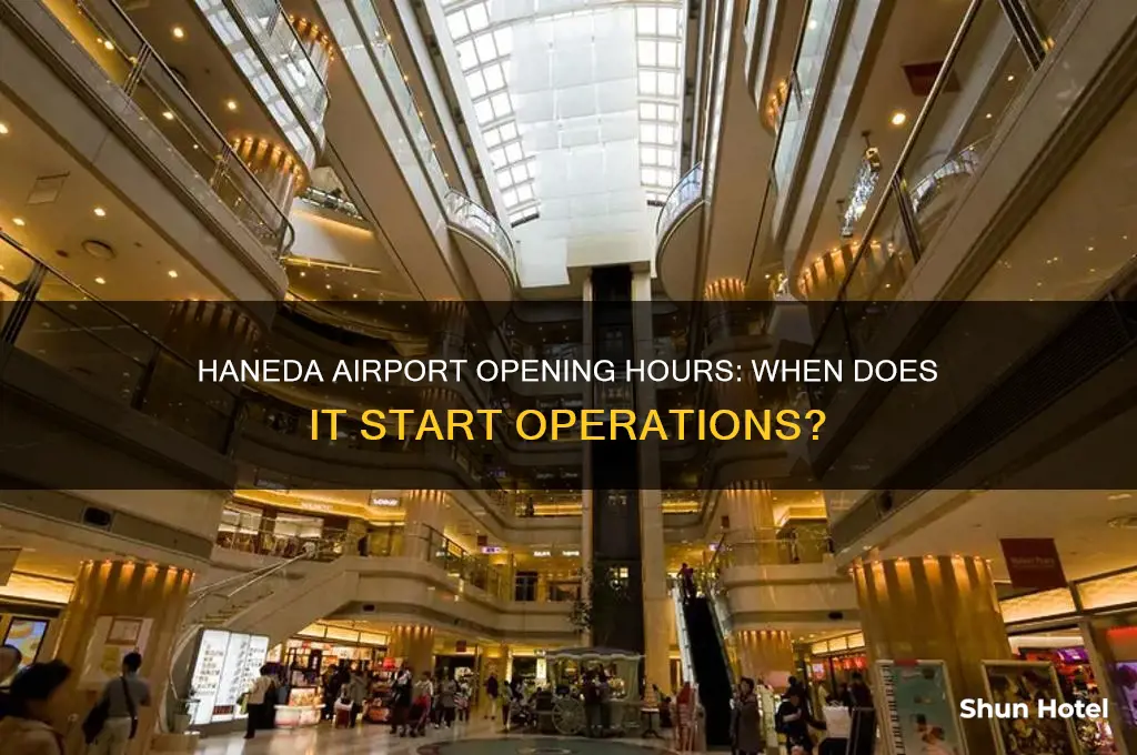 what time does haneda airport open