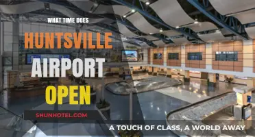Huntsville Airport Opening Hours: When Does It Start Operations?