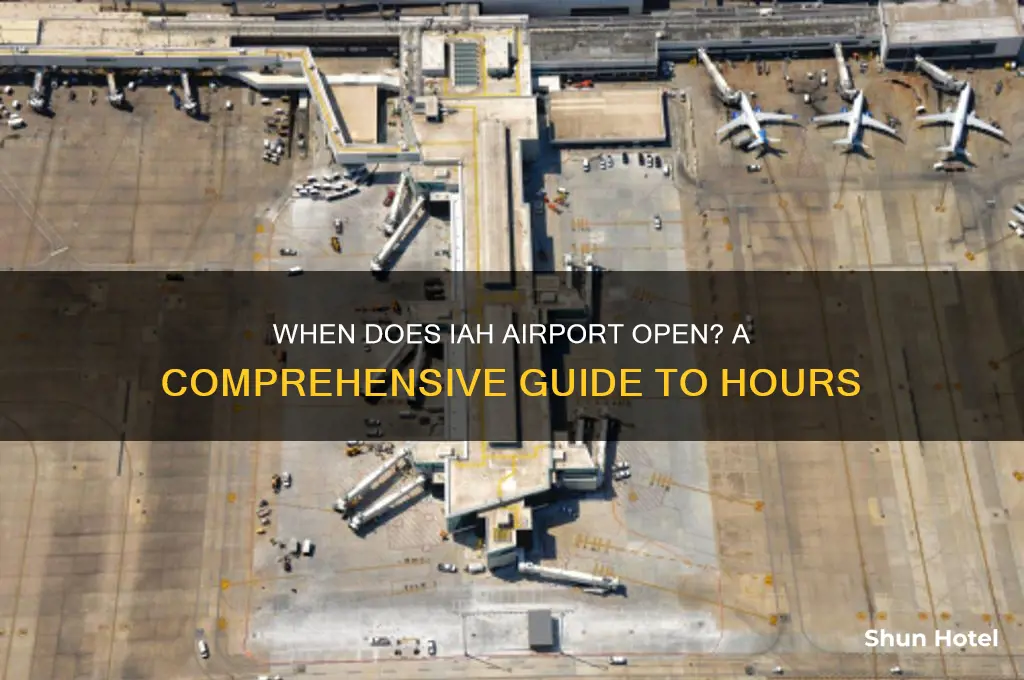 what time does iah airport open