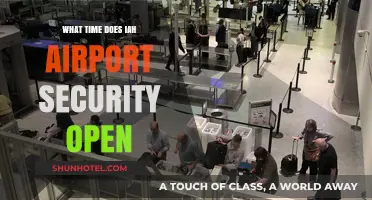 When Does IAH Airport Security Open? Your Early Morning Guide