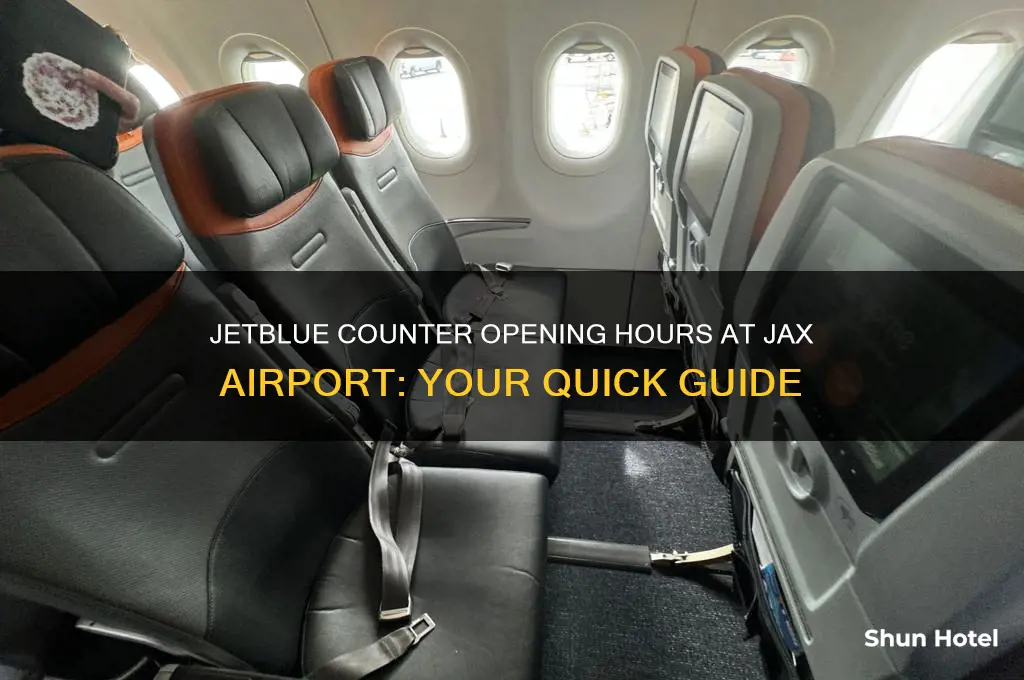 what time does jetblue counter in jax airport open