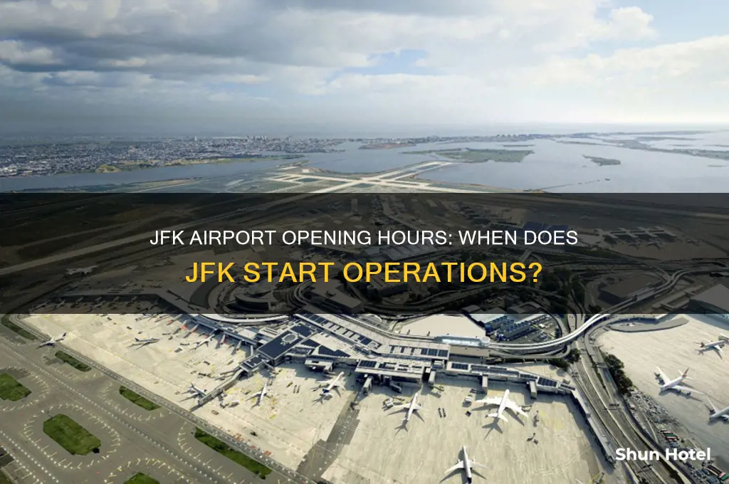 what time does jfk airport open