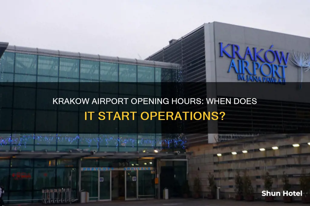 what time does krakow airport open