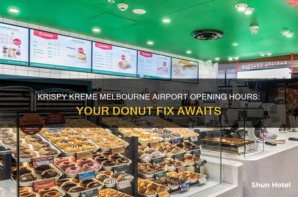what time does krispy kreme open at melbourne airport