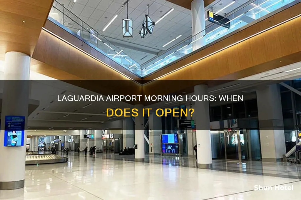 what time does laguardia airport open in the morning
