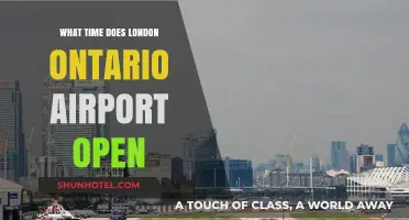 London Ontario Airport Opening Hours: Your Complete Guide