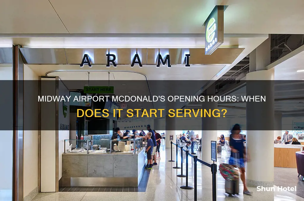 what time does mcdonalds at midway airport open