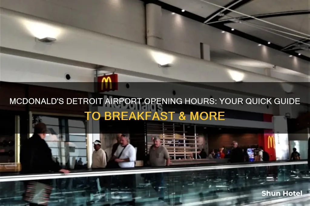 what time does mcdonald