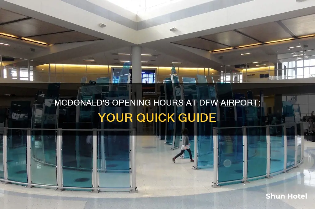 what time does mcdonald