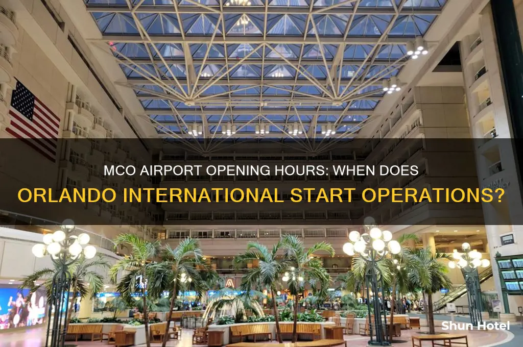 what time does mco airport open