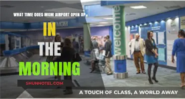 MGM Airport Morning Hours: Opening Time Guide for Early Travelers