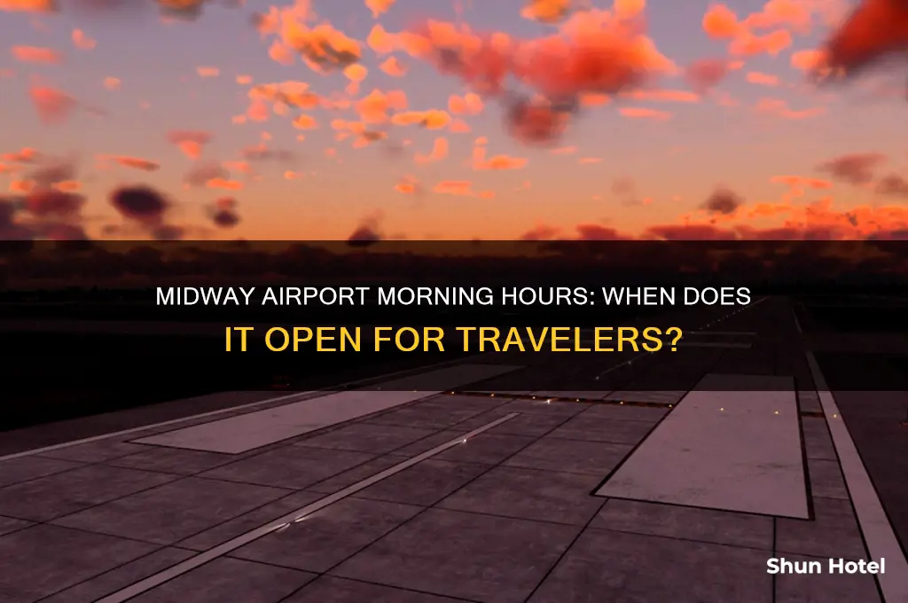 what time does midway airport open in the morning